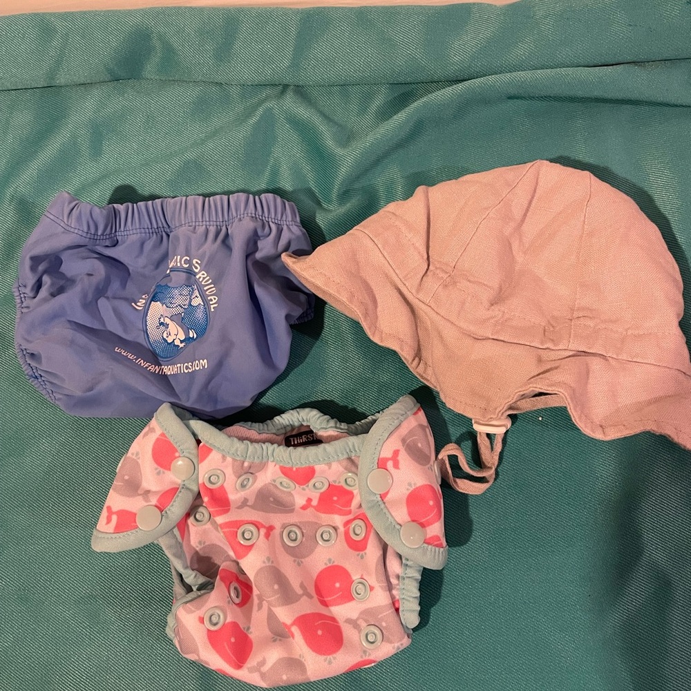 Baby Swim Diaper & Hat